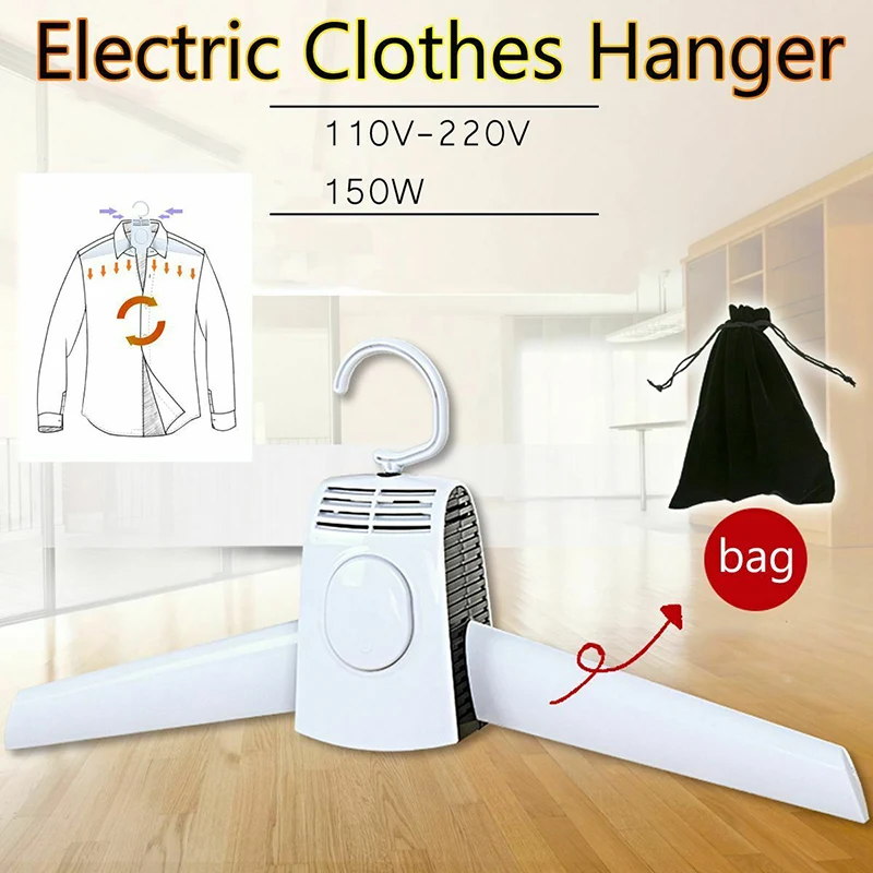 

Portable Electric Clothes Drying Rack Folding Dryer Hanger for Travel Laundry Shoes UD88