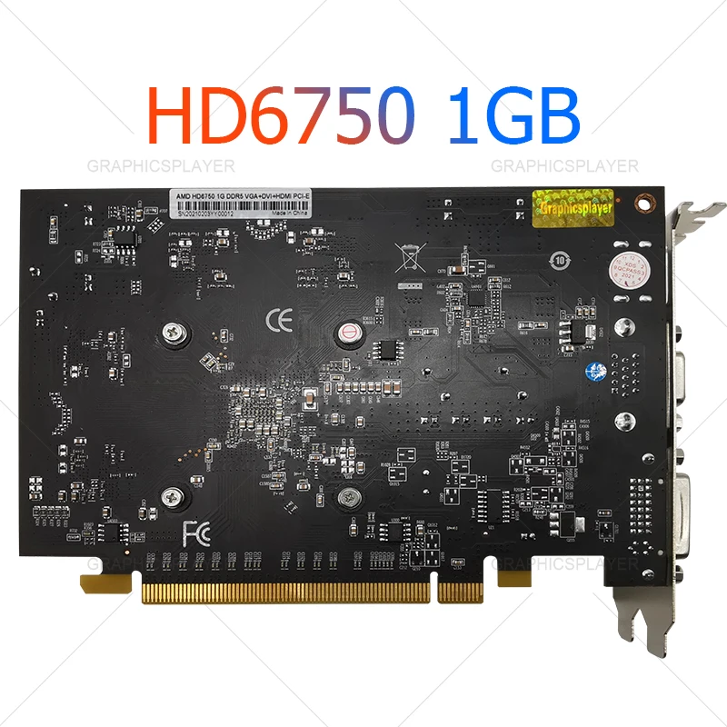 Graphics Card HD6750 1GB 1024MB 128BIT GDDR5 VGA