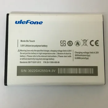 

New 100% IST Original Mobile Phone Battery For uleFone Be Touch 2 3 Real 3050mAh High Quality Replacement Battery