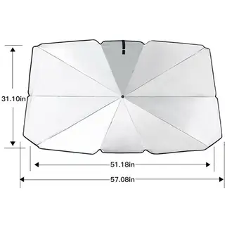 

Universal Car Windshield Sun Shade Cover Sunshade Front Window Mount Umbrella New And High Quality