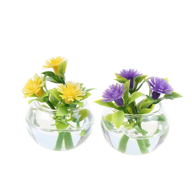 Tree-Potted Furniture Doll-House Simulation-Potted-Plant Green-Plant Home-Decor Mini