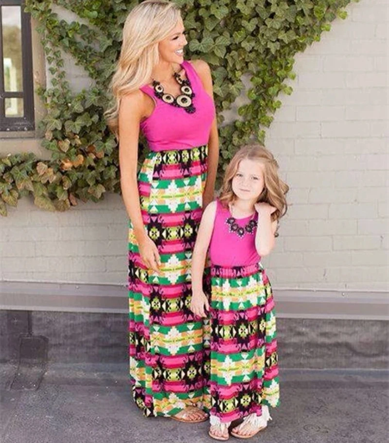 bohemian mommy and me dresses