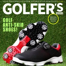 Мужская противоскользящая обувь для гольфа с заклепками; водонепроницаемые дышащие Нескользящие кроссовки; вращающиеся шнурки; спортивная обувь на шпильке; XR-Hot