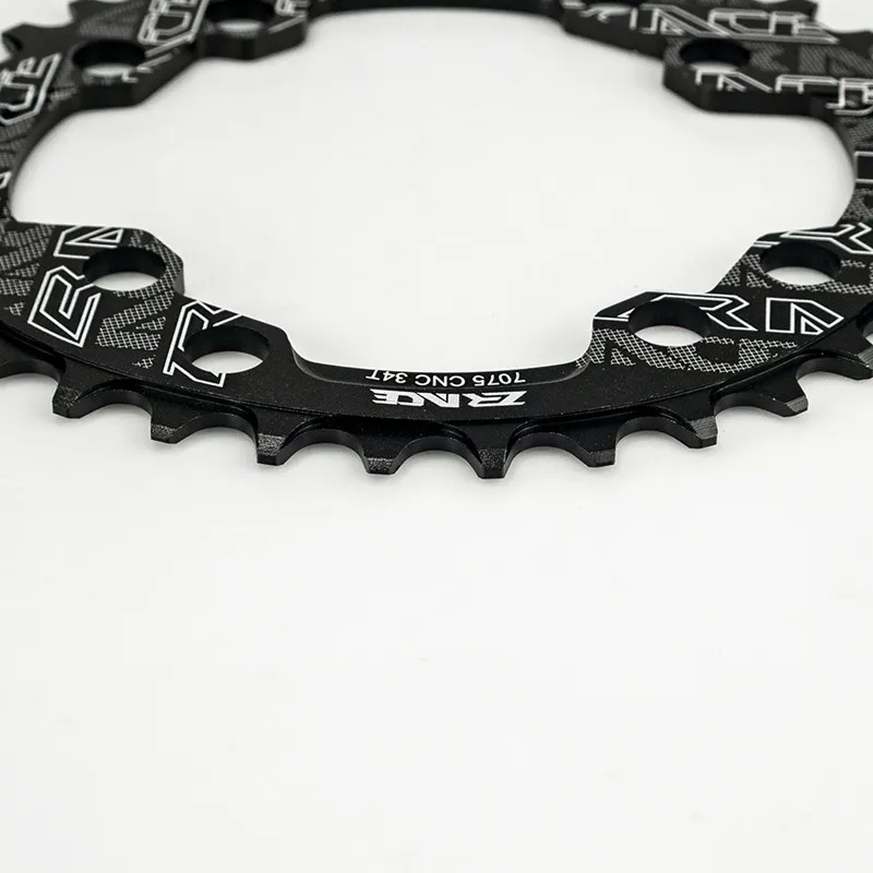 ZRACE 32 T/34 T/36 T/38 T BCD104/BCD96 Универсальный овальные узкая широкая цепь из колец цепь 7075 Алюминий сплав 3DCNC процесс для MTB
