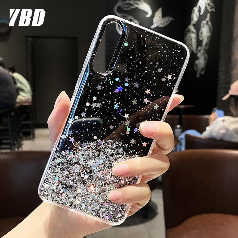 Телефонный чехол YBD с блестками для Xiaomi Redmi Note 8 7 pro 8T телефонный K20 K30 8A чехлы |