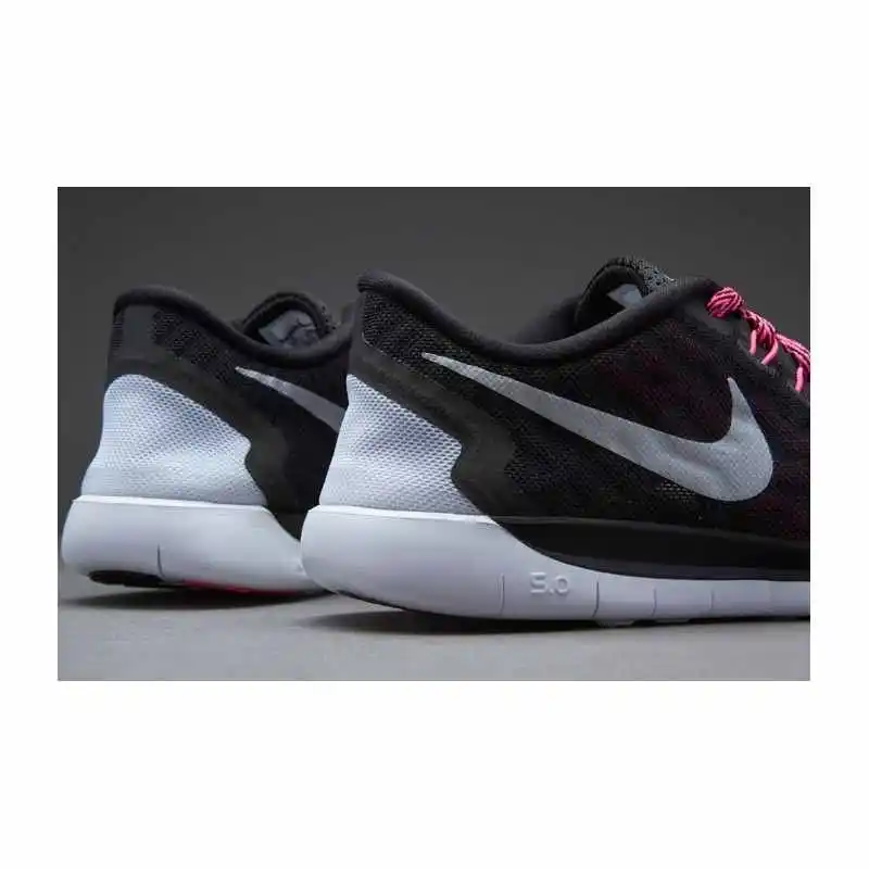 Nike Free 5.0 (GS) Deportivo Chica Negro/Rosa 725114 006|Zapatillas correr| - AliExpress