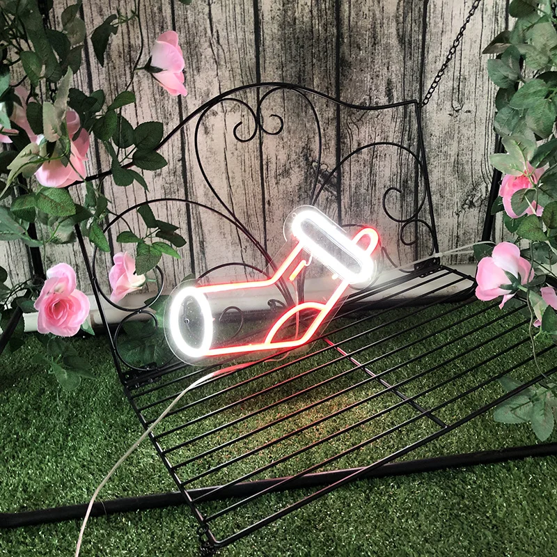 

Neon Sign Light Custom Merry Christmas Festival Holiday Commercial Decoration Acrylic Wall Hanging Home Decor Ins Neon Top