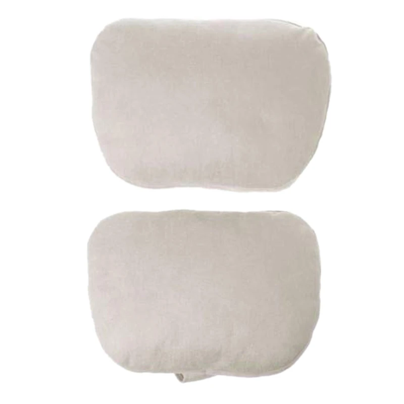 

2 Pcs Car Headrest for Maybach Design S Class Ultra Soft Pillow for Mercedes Benz (Beige)