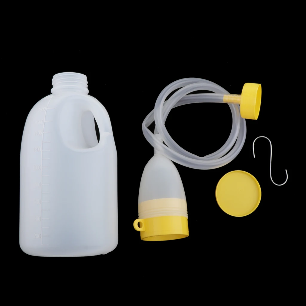 1700ml Travel Emergency Toilet Bucket Car Outdoor Male Bed Pee Urinal Tube Bottle Night Drainage for Outdoor Camping