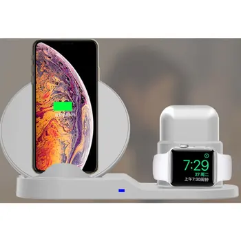 

Fast Wireless Charger Dock Station Fast Charging For iPhone 11 11 Pro XR XS Max 8 for Apple Watch 2 3 4 5 For AirPods Pro
