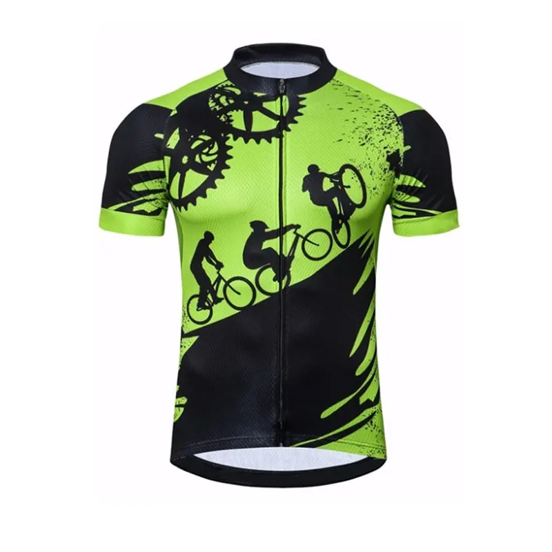 Green 2 Moxilyn,, унисекс, желтый, зеленый, красный, белый, 4 цвета, топы для велоспорта, короткий рукав, одежда для велоспорта, Летний стиль, MTB, Джерси, рубашка - Цвет: Green 2