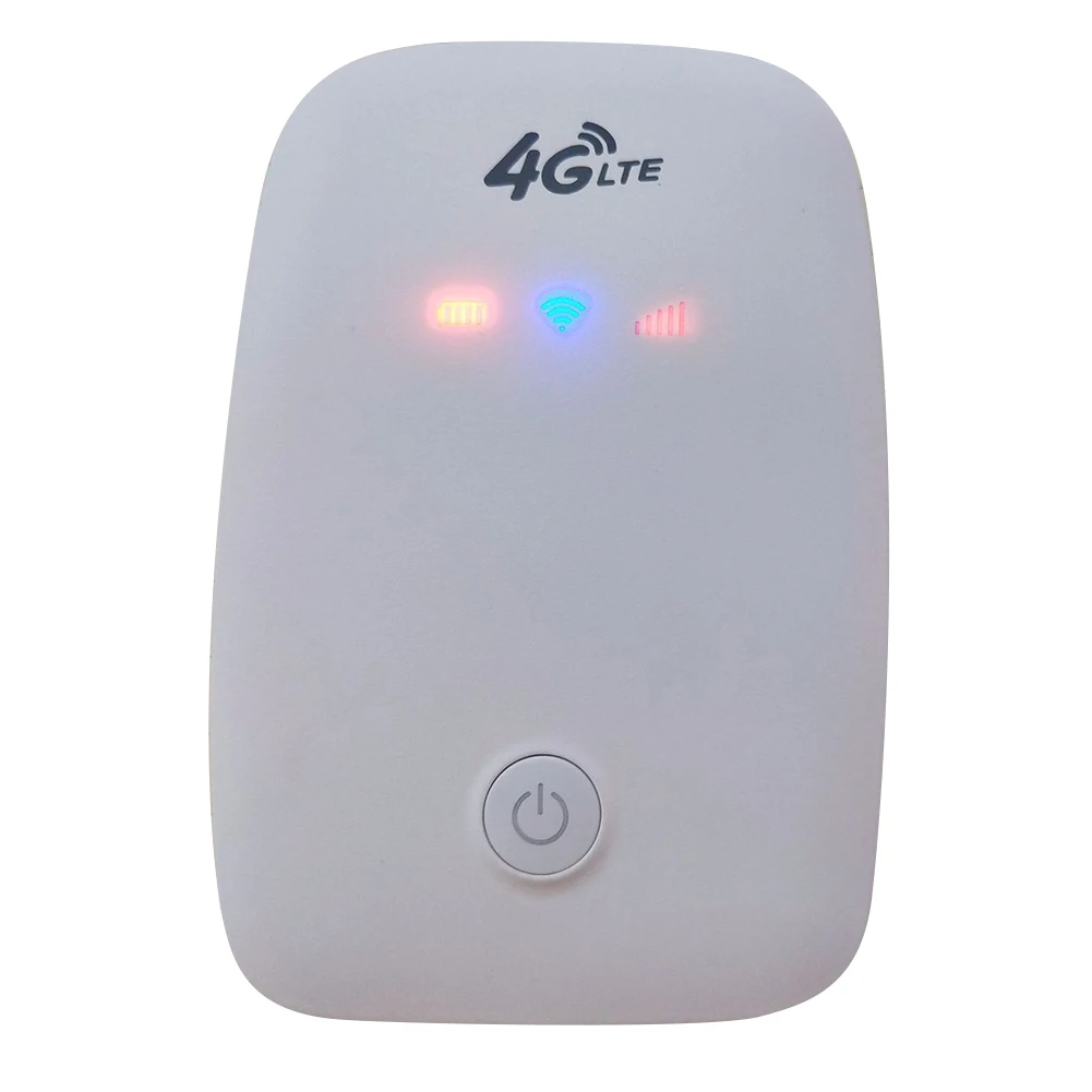 4G Sim Слот доступ с wi-fi-роутера Аккумулятор Перезаряжаемый автомобильный мобильный модем дорожный Несессер Портативный высокоскоростной беспроводной ключ открытый - Цвет: Белый