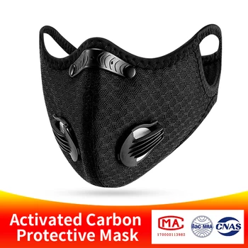

Cycling Face Mask Filter PM2.5 Filter Breathable Anit-fog Dustproof Bicycle Respirator Sport Protection Dust Mask Anti-droplet