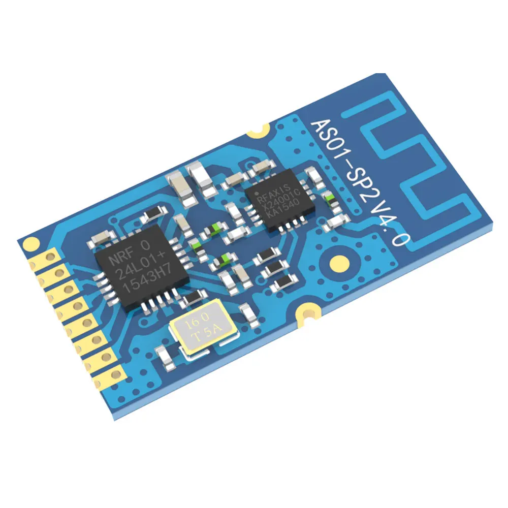 2.4ghz Nrf24l01100mW 20dBm 1200meter PA LNA AS01-SP2 RF Low Cost Wireless Transmitter Receiver SPI Module 