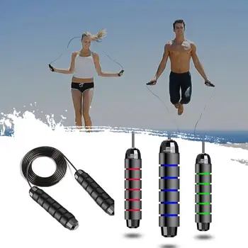 

Weight-Bearing Fitness Skipping Rope Without Winding With Ball Bearing Fast Jump Rope Foam Handle Skipping Rope
