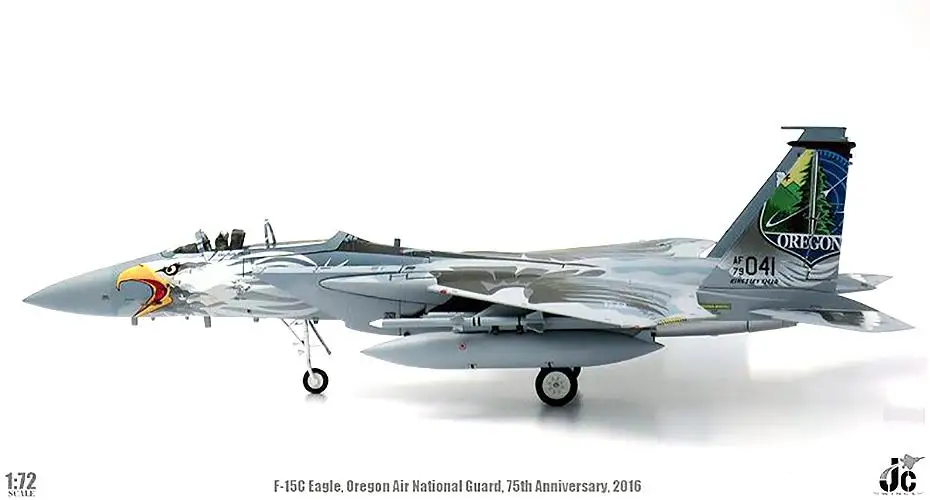 JC Крылья OREGON AIR Национальная гвардия F-15C Eagle 173rd истребитель крыло 1/72 самолет
