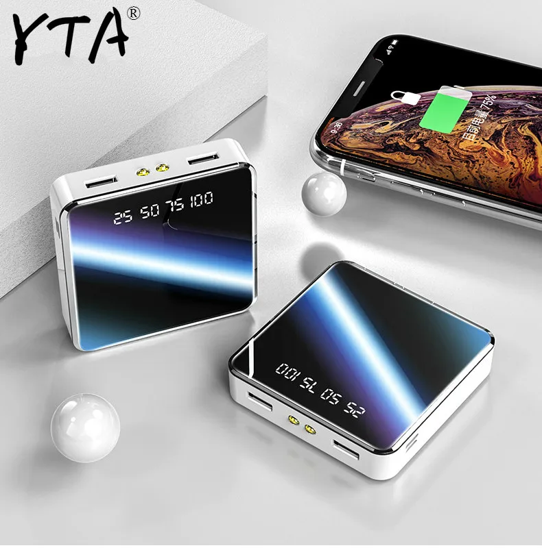 

Mini 10000mah power bank Portable USB Batteria Charger powerbank external battery pover bank for xiaomi9 iPhone5 6 7 X Samsung9