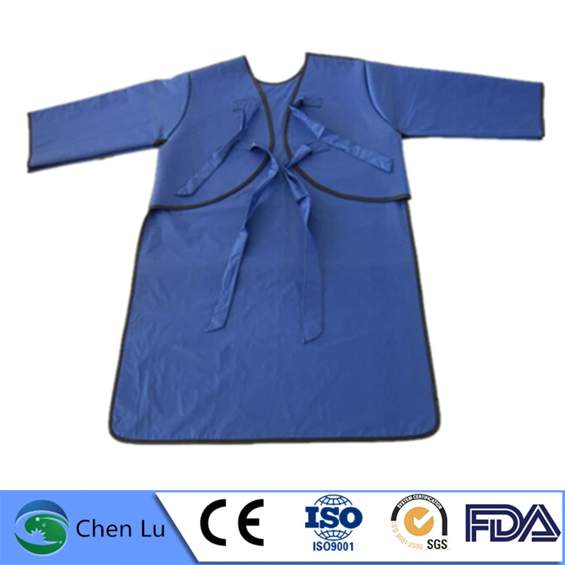 Рекомендуем рентгеновский защитный длинный рукав пальто ионизирующая радиационная защита Высокое качество 0,35 mmpb свинцовый фартук
