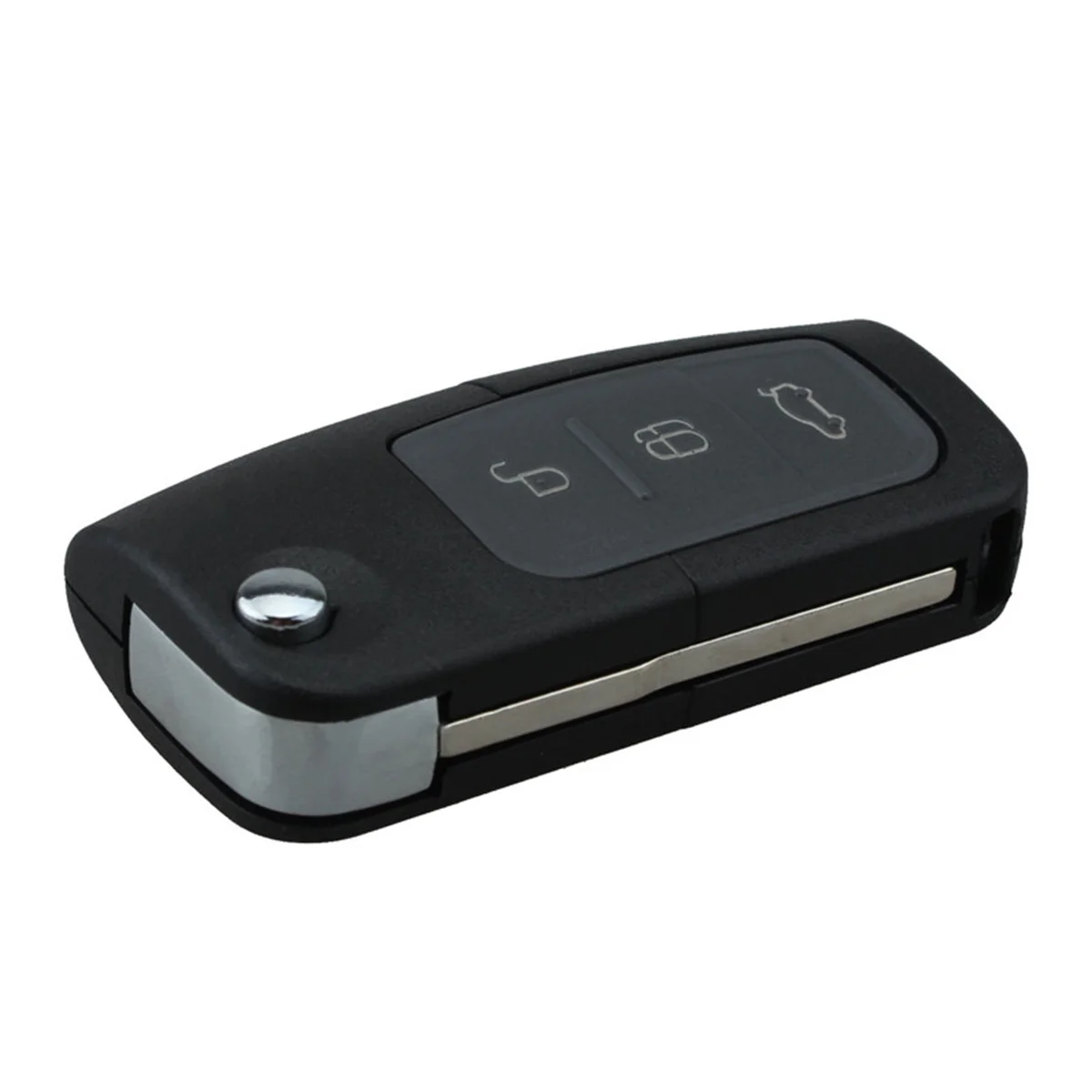 

Remote Control Key 434mhz 3 Button 4D63 Chip Replacement Flip Folding Car Key For Ford Focus Fiesta 2013 Fob Case HU101 Blade