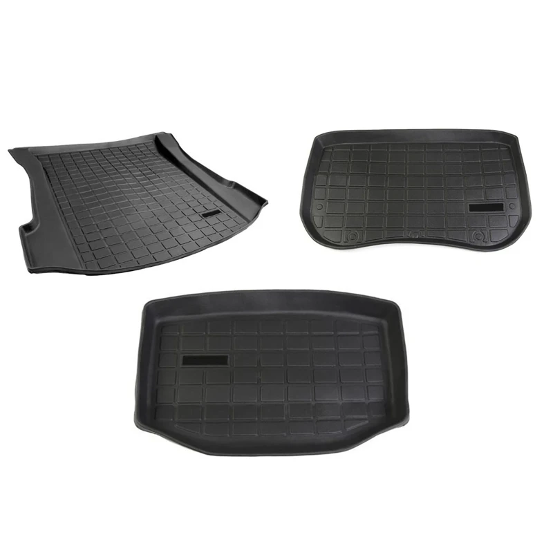 

Trunk Before and Cargo Durable Mat for Tesla Model 3 TPE Modification Pad Car Accessories