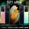 Cheapest Smart Phone S21 Ultra 16GB+512GB 7.1 Inch Full Screen Smartphone 24MP+48MP Camera 6000mAh Cell Phone Fast Shipping Gift