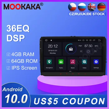 

Android 10.0 4+64G Car Radio GPS Navigation For VW Magotan /Passat B6 /GOLF 5 6 Touran Jetta Multimedia Player Radio stereo unit