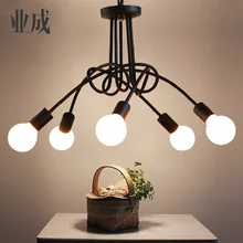 Современные персонализированные и креативные простые потолочные светильники в американском стиле для гостиной в европейском и Европейском стиле, светодиодный светильник для спальни