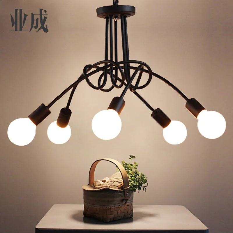 

American-Style Modern Personalized & Creative Simple Ceiling Lamps Living Room Northern European-Style Restaurant Bedroom LED Ko