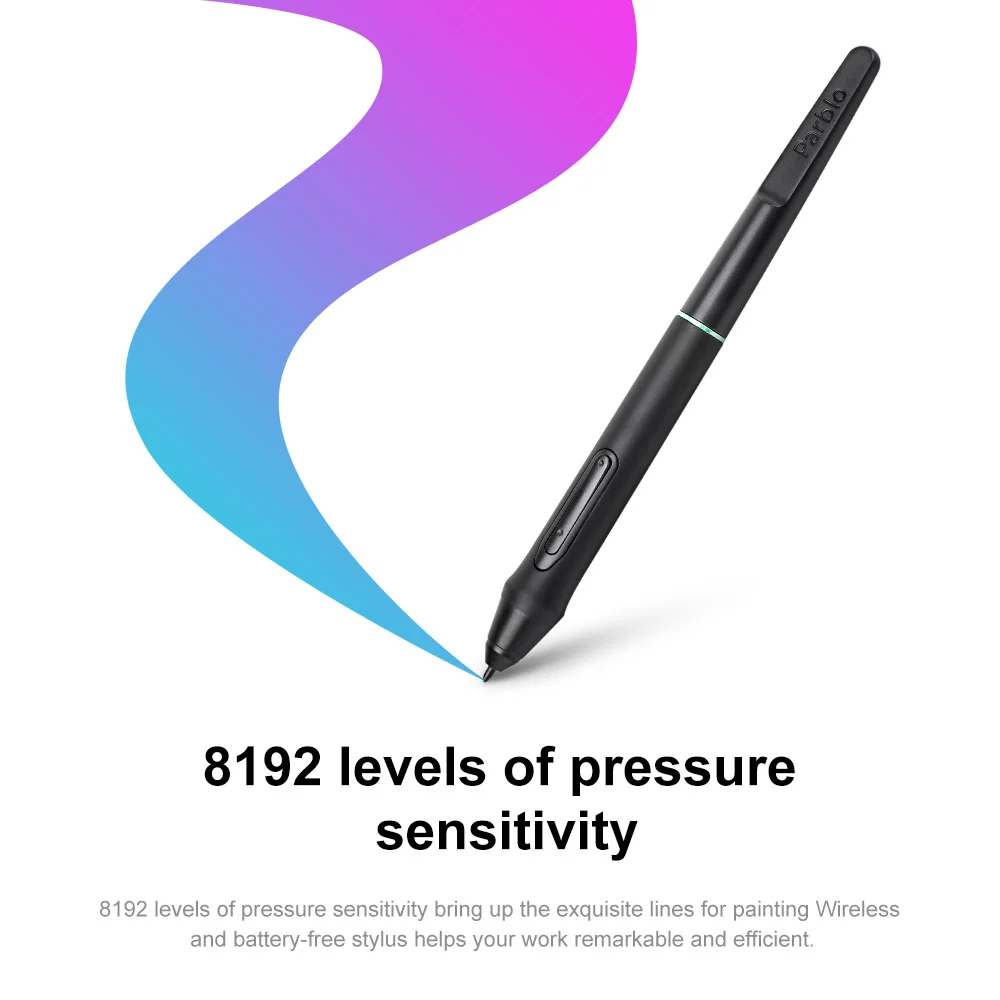 Beste Parblo A610 Pro Grafische Tekening Tablet Ondersteunt Telefoons Android Os 8192 Druk Gevoeligheid 10 × 6.25   Digitale Tekening Ontwerp