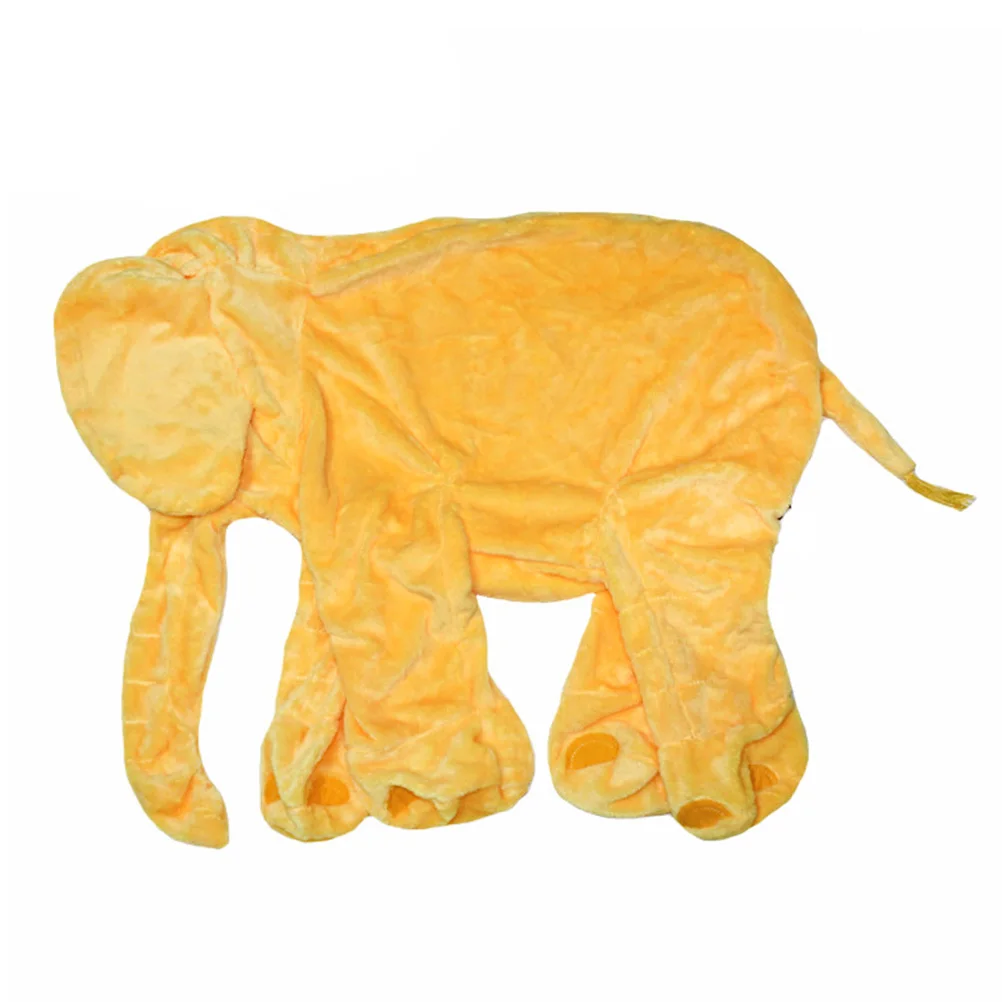 30/40/60 см 6 цветов слон кожи Мягкие плюшевые игрушки Подушка DIY для малышей и детей постарше Детские подушки без заполнения слон наволочка спальный мешок - Цвет: Yellow
