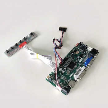 

For LTN156AT05 series laptops LCD screen 1366*768 HDMI+VGA+DVI WLED LVDS 40-Pin 15.6" M.NT68676 monitor controller card DIY kit