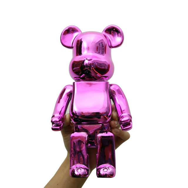 Figurines For Interior 28Cm Bearbrick  400% Be@rbrick  Games Home Decoration Desk Accessories Luxury Living Room Decoration New X3
