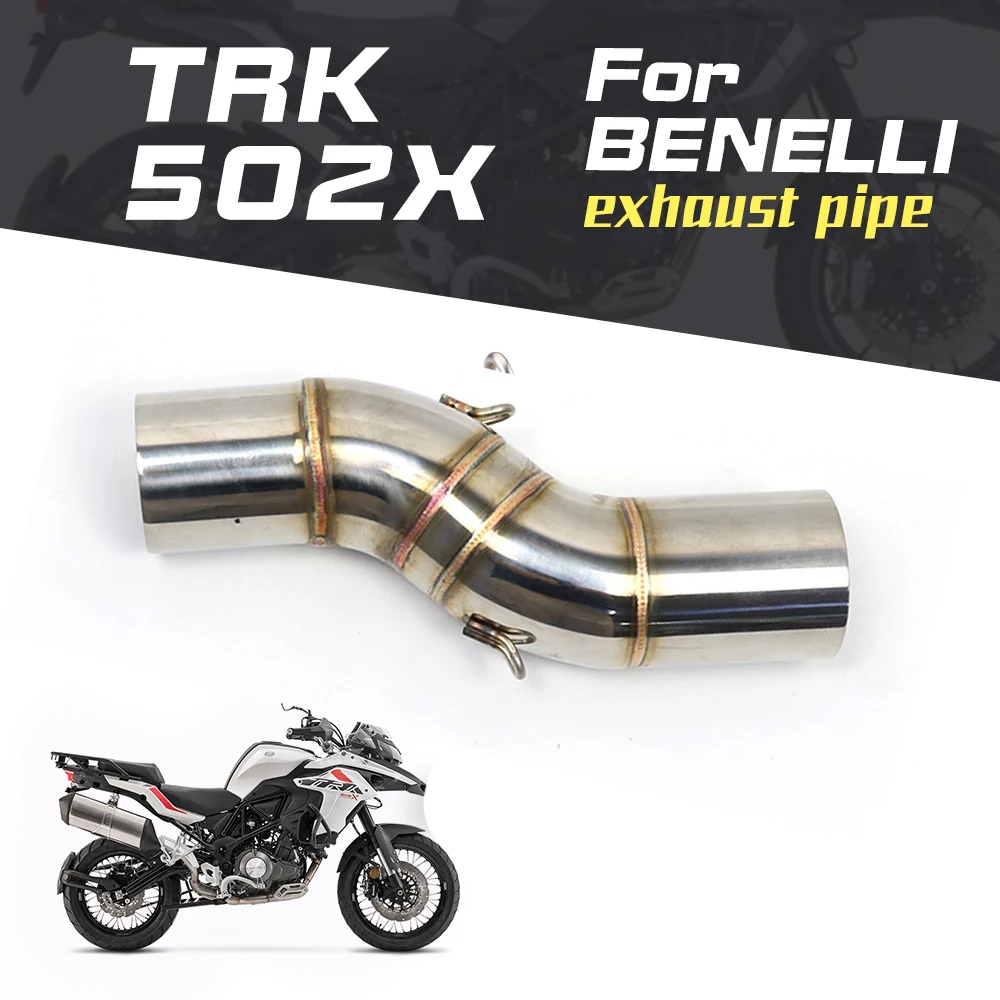 Scarico Moto Trk502X Modifica Tubo Di Collegamento Centrale Fuga Moto Racing Slip-On Modificato Per Benelli Trk 502 X Trk 502X 2018-2021