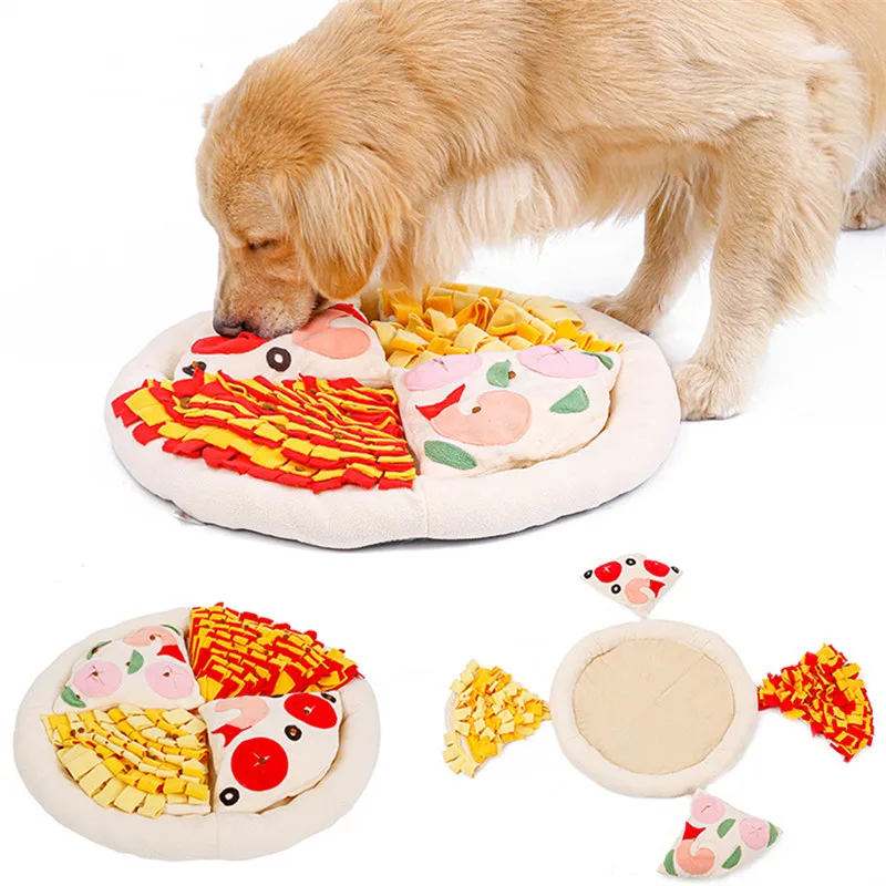 Snufle Mat Non-Slip Design,Can Sound Slow Feeding Mat Unique,Cute Shuffle  Mat for Dogs Treat Indoor Outdoor Stress Relief