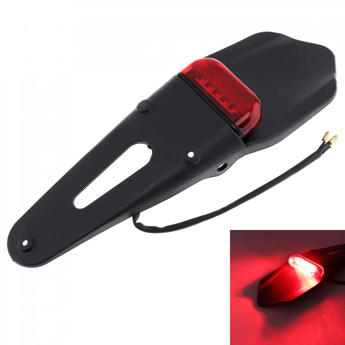 

Motorcycle LED Red Brake Taillight Rear Mudguard Stop Rear Baffle MX Trail Supermoto Fit for KTM CR EXC WRF 250 400 426 450