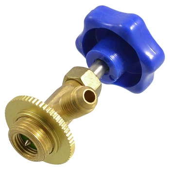 

Blue Plastic Cap 17mm Threaded R134 Refrigerant Can Tap Valve Opener