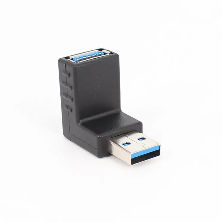USB 3.0 90 degree A male to female Left and right angled adapter USB 3.0  AM/AF Connector for laptop/PC Computer Black|Computer Cables \u0026 Connectors|  - AliExpress