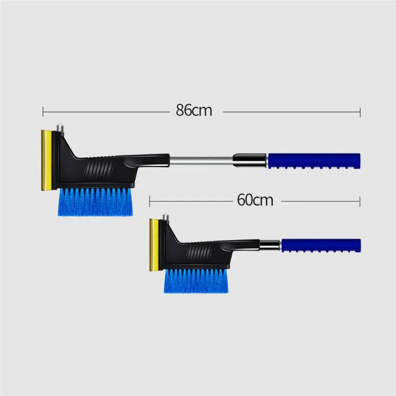 

2 In 1 Snow Ice Scraper Multifunction With Brush For Car Windshield Remove Ice Clean Broom Shoveling Frost Snow Safety Hammer