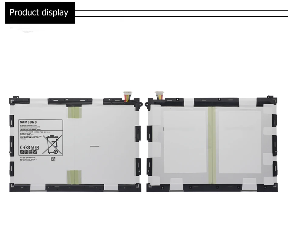 Samsung планшет Батарея EB-BT550ABE EB-BT550ABA для samsung Galaxy Tab A 9," T555 SM-T550 SM-P550 SM-P351 6000 мА-ч