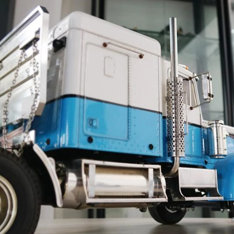 Tamiya тягач металлические детали для модернизации выхлопной трубы модель для 1/14 Масштаб Rc King Hauler Глобус лайнер американские игрушки грузовик