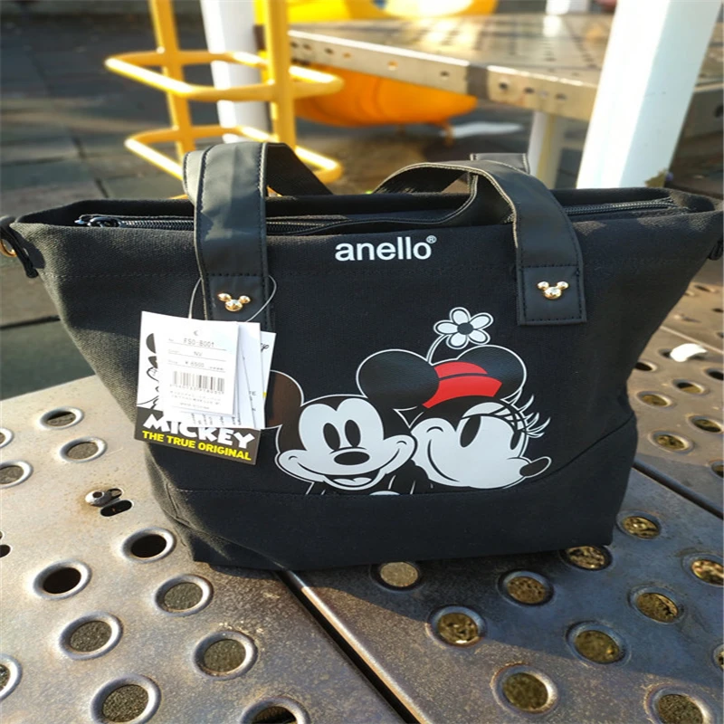 

Minnie Mickey Women's canvas Minnie Women's Shoulder Bag Canvas Print Portable Outdoor Travel Bag Handbag Tote Bags for Women