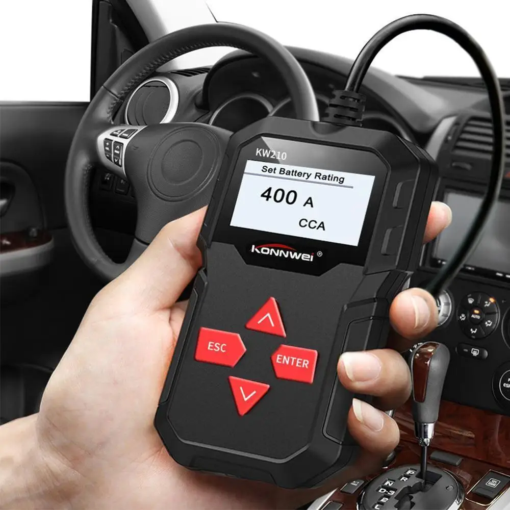 Автоматический умный Тестер Аккумуляторов KW210 тестер аккумуляторов для