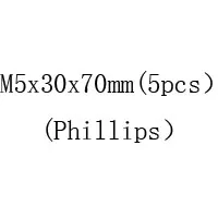5 шт. Phillips/Solt отвертка простой ключ треугольный крест Wrenchs M5 - Цвет: Белый