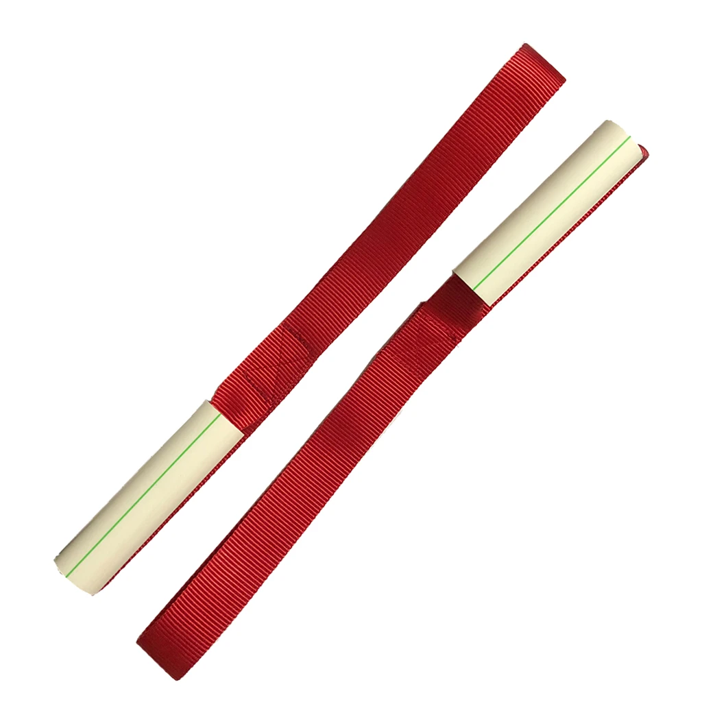 1 Pair Marine Kayak Canoe Hood Trunk Tie Down Loops Anchor Straps for Car, Red