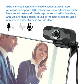 

1080P Webcam HD Camera with Built-in HD Microphone 1920 x 1080p USB Video