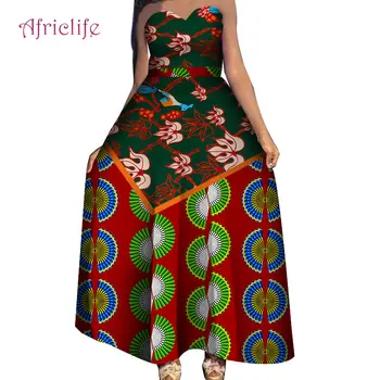 

Newest African Dresses for Women Strapless Dresses for Women Party Wedding Casual Date Dashiki African Women Dresses WY4199