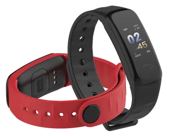 

Smart Band C1 Plus Smart Bracelet Fitness Tracker Smart Band Color LCD Wristband Heart Rate Tracker 4.1 Bluetooth Band for Phone