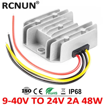 

Super Deals 9-40V 24V to 24V 2A Boost Buck DC DC Converter Voltage Regulator with CE RoHS RCNUN