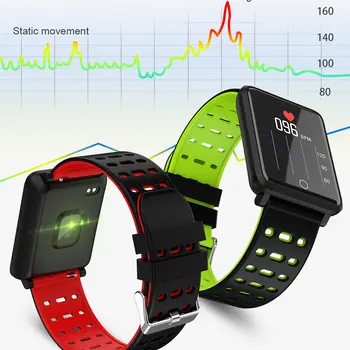 

F3 Smart Bracelet 1.44 Color Screen Heart Rate Blood Pressure Monitoring GPS Track Movement IP68 Waterproof Health Watch New Hot