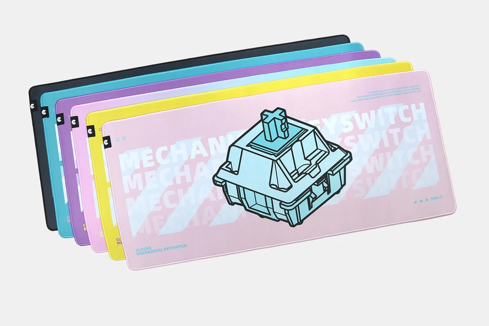 Interruptor de Teclado Todo o Melhor Mecânico Mousepad Bordas Costuradas - Borracha Alta Qualidade Macio Futuro Brilhante 900 400 4mm - Imagem 3